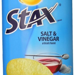 (4 Pack) Lay'S Stax Salt & Vinegar Potato Crisps 5.5 Oz